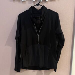 Athleta Black Quarter-Zip Pullover